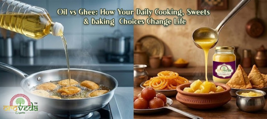 Oil vs Ghee: How Your Daily Cooking, Sweets & Baking Choices Change Life